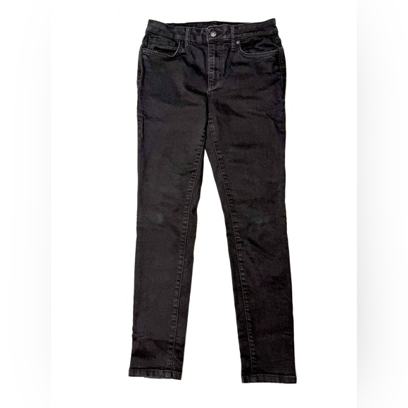 Joe's Jeans Black Stretch 5 Pocket Low Rise Denim Jeans Size 26 #1987 - Picture 1 of 6